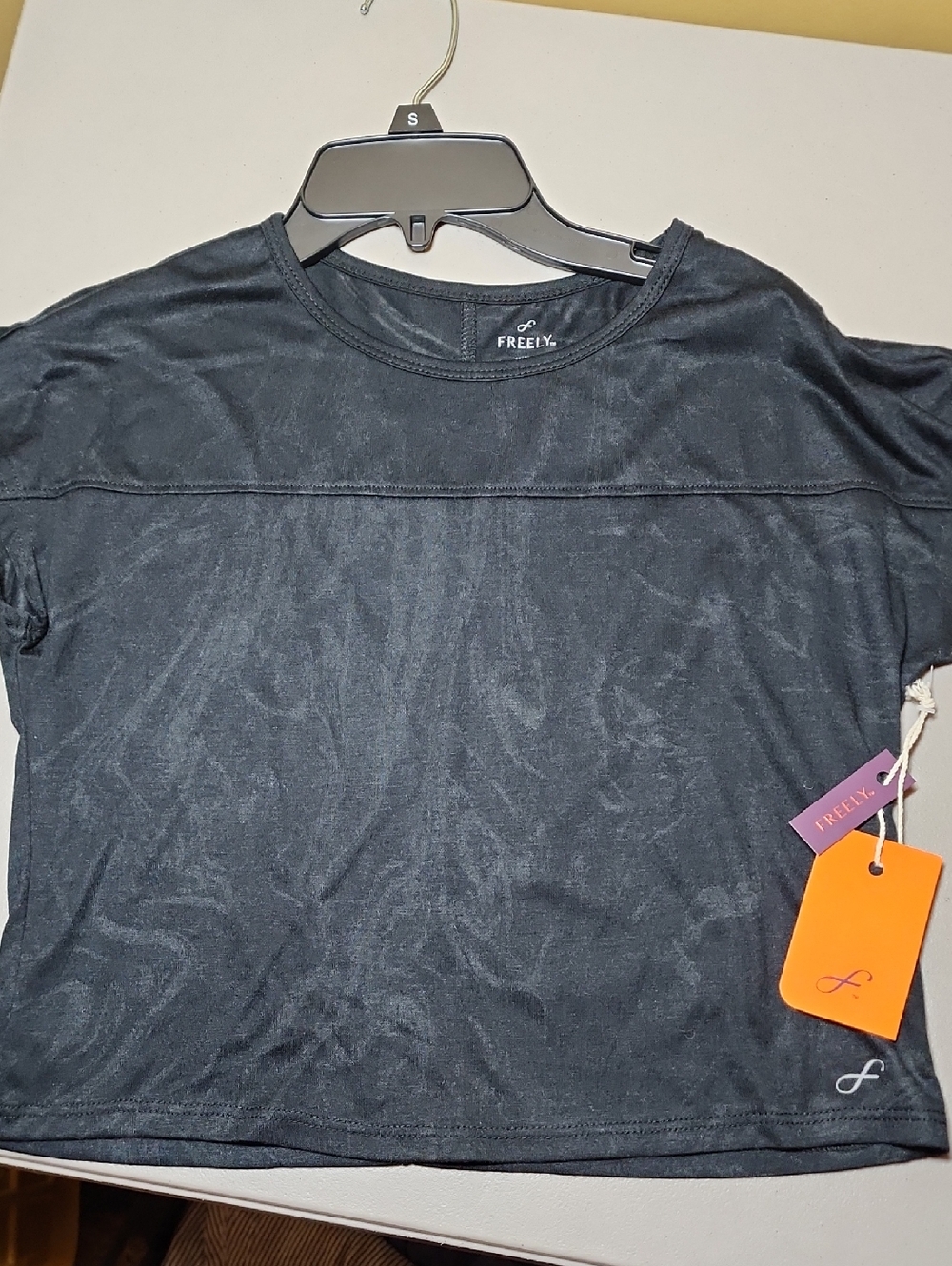 Freely Kids Black Short Sleeve Top